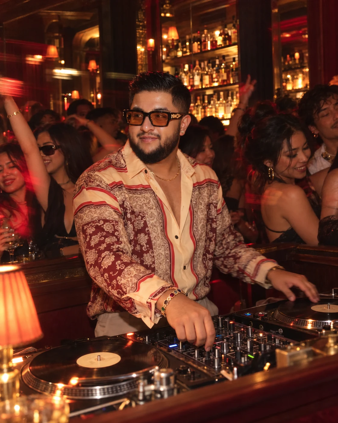 Ankit at the DJ decks